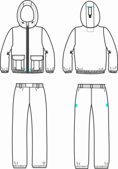 Технический рисунок - Костюм Кадет 2