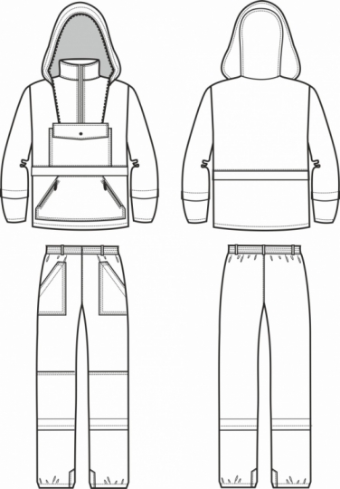 Технический рисунок - Костюм Стоп ЛО-179