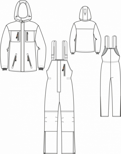 Технический рисунок - Костюм Ковач